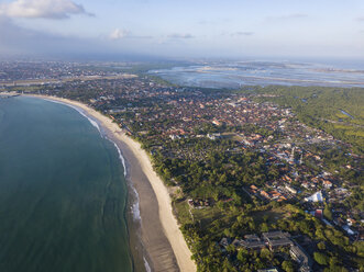 Indonesien, Bali, Luftaufnahme von Jimbaran Beach - KNTF02126