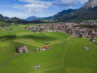 Deutschland, Bayern, Schwaben, Luftbild von Oberstdorf - AMF06060