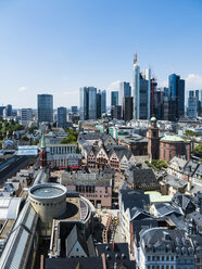 Deutschland, Hessen, Frankfurt, Skyline, Finanzviertel, Altstadt, Roemer und Dom-Roemer Projekt - AMF06072