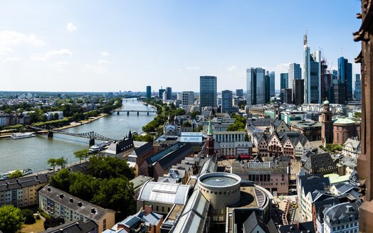 Deutschland, Hessen, Frankfurt, Skyline, Finanzviertel, Altstadt, Roemer und Dom-Roemer Projekt - AMF06077