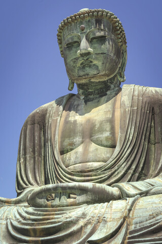 Japan, Kamakura, Der große Buddha von Kamakura, lizenzfreies Stockfoto