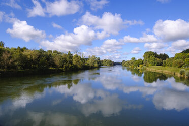 Germany, Bavaria, Swabia, Donau-Ries, river mouth of Lech into Danube river - SIEF08036