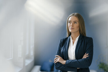 Portrait of serious young businesswoman - KNSF05033