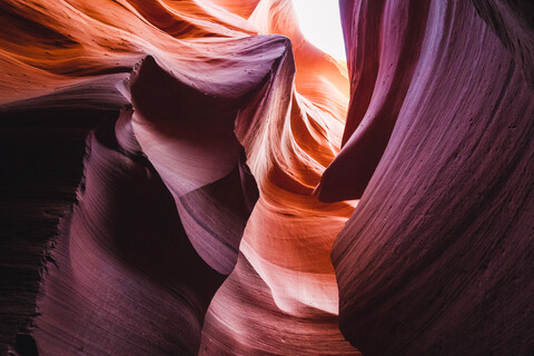 USA, Arizona, Lower Antelope Canyon stock photo