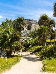 Mexiko, Yucatan, Riviera Maya, Quintana Roo, Tulum, Archäologische Ruinen von Tulum - AMF06088