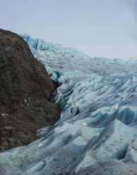 Blick auf den Mendenhall-Gletscher gegen den Himmel - CAVF50695