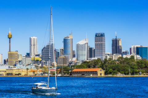 Australien, Neusüdwales, Sydney, Stadtansicht, lizenzfreies Stockfoto