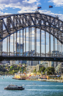 Australien, New South Wales, Sydney, Harbour Bridge und Coney Island, Luna Park - THAF02324