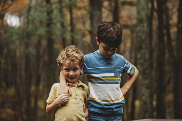 Brothers standing at park - CAVF51471