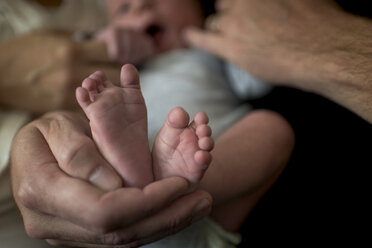 Cropped image of parents with son at home - CAVF51528