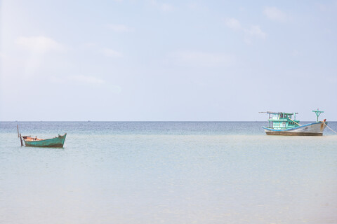 Vietnam, Phu Quoc, Fischerboote, lizenzfreies Stockfoto