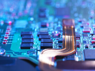 Close up of a laptop mother board - ABRF00227