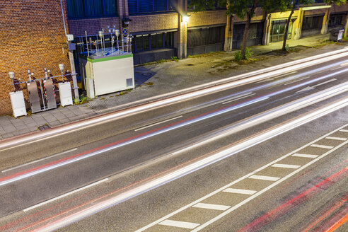 Germany, Stuttgart, Federal Road B14, Am Neckartor, measuring station for nitrogen dioxide - WDF04852