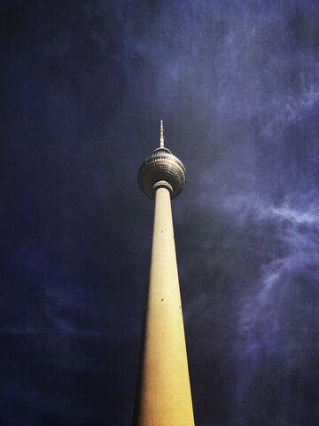 Deutschland, Berlin, Fernsehturm, Alexanderplatz, lizenzfreies Stockfoto