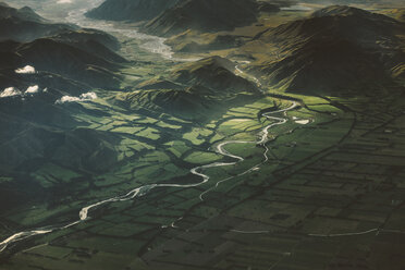 Aerial view of green landscape - CAVF52991