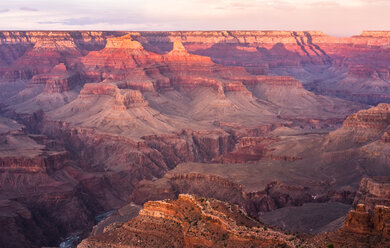 USA, Arizona, Grand Canyon National Park, Grand Canyon am Abend - FCF01563