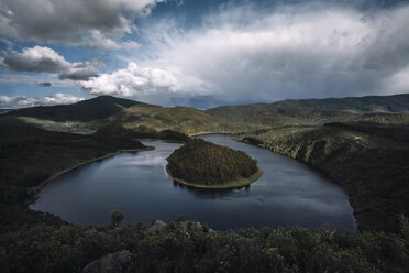 Spain, Extremadura, Las Hurdes, Caceres, river, meander - OCMF00050