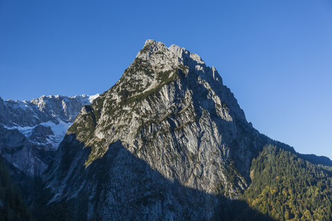 Deutschland, Oberbayern, Garmisch-Partenkirchen, Waxenstein, lizenzfreies Stockfoto