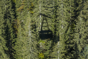 Shadow of gondola lift - TCF05920