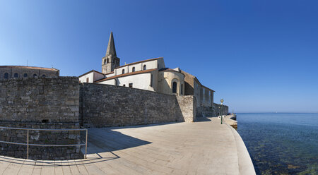 Kroatien, Istrien, Porec, Altstadt, Euphrasius-Basilika, Promenade - WWF04441