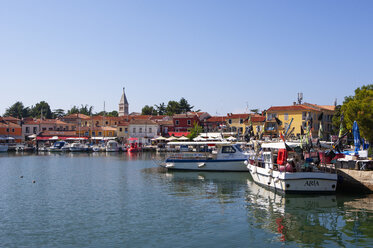 Kroatien, Istrien, Novigrad, Hafen - WWF04459