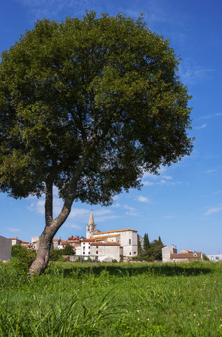 Kroatien, Istrien, Bale, Altstadt, Pfarrkirche San Giuliano, lizenzfreies Stockfoto