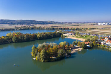 Deutschland, Unterfranken, Miltenberg, Niedernberger Seenplatte, Niedernberg, Seehotel - AMF06192