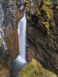 Deutschland, Bayern, Oberallgäu, Allgäuer Alpen, Dietersbachtal, Höllentobel, Wasserfall - STSF01806