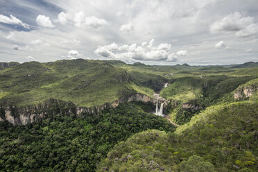 Blick vom Gipfel des Mirante da Janela in der Chapada dos Veadeiros, Goias, Brasilien - AURF07717