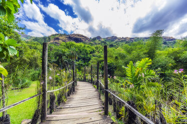 Fiji Islands, Lautoka, Garden of the Sleeping Giant, empty way - THAF02346