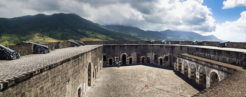 Karibik, Kleine Antillen, St. Kitts und Nevis, Basseterre, Festung Brimstone Hill - AMF06217