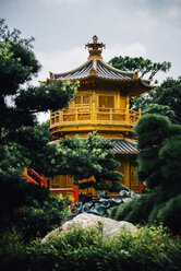 China, Hong Kong, Diamond Hill, Nan Lian Garden, Golden Pavilion of Absolute Perfection - GEMF02528