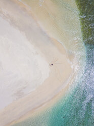 Indonesia, West Sumbawa, Aerial view of Rantung beach - KNTF02346