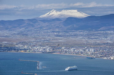 Japan, Hokkaido, View over Hakodate - RUN00220