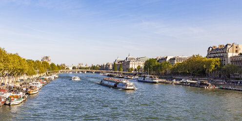 Frankreich, Paris, Boote und Schiffe auf der Seine - WDF04890