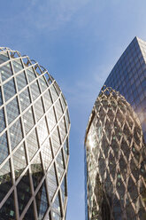 France, Paris, La Defense, facades of two office towers - WD04896