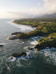 Indonesien, Bali, Luftaufnahme von Balian Beach - KNTF02352