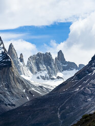 Chile, Patagonia, Torres del Paine National Park, Cerro Paine Grande and Torres del Paine - AMF06293