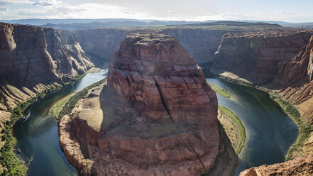 Scenic view of Horseshoe Bend at desert - CAVF56028