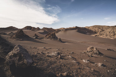Blick auf die Atacama-Wüste gegen den Himmel - CAVF56635