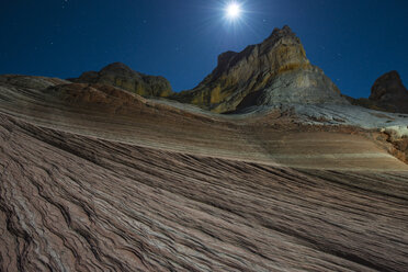 Blick auf die Marble Canyons gegen den Nachthimmel - CAVF57096