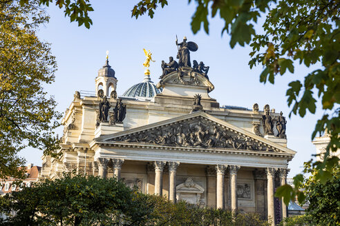 Deutschland, Dresden, Blick auf die Akademie der Bildenden Künste - JATF01103