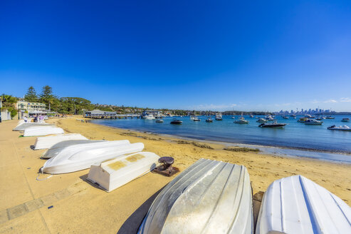 Australien, New South Wales, Sydney, Watson Bay, Strand mit Booten - THAF02385