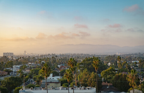 USA, California, Los Angeles, Venice and Malibu stock photo