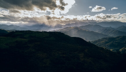 Spain, Asturias, Mountain landscape in autumn, sun light - MGOF03841