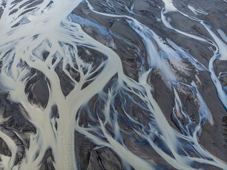 Island, Skeidara Fluss, Gletscherfluss - OCMF00139