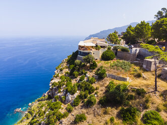 Spanien, Balearen, Mallorca, Region Andratx, Westküste, Serra de Tramuntana, Mirador de Ricardo Roca - AMF06327