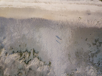 Indonesia, West Sumbawa, Aerial view of Jelengah beach, Scar reef surf beach - KNTF02433