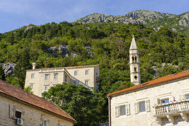 Montenegro, Perast, Gospa od Rozarija Kirchturmspitze - SIEF08167