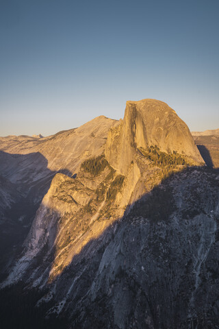 USA, Kalifornien, Yosemite-Nationalpark, Glacier Point, lizenzfreies Stockfoto